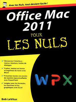cover image of Office Mac 2011 Poche pour les nuls